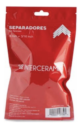 Separadores Para Loseta, Piso, Azulejo, Cerámica 5 Mm 100 Pz