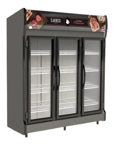Conservex AES-3 1320L geladeira porta de vidro expositora cor branco