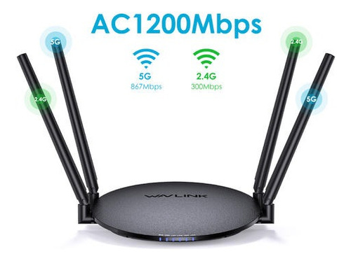Router Wavlink Wifi 4 Ac 1200 Dual Band 5ghz 2.4ghz 1200mb