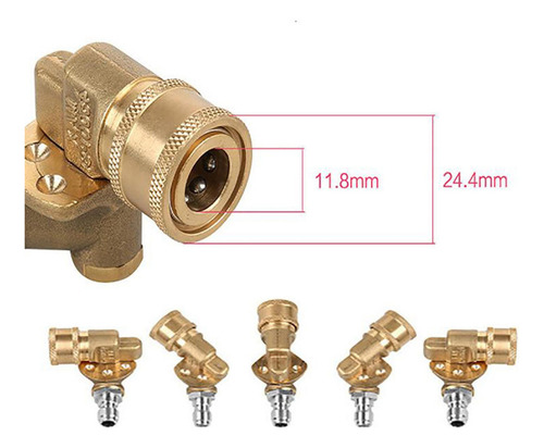 Kit De Adaptador De Lavado A Presión Ajustable, Accesorios,