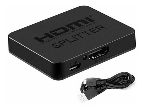 Imagen 3 de 7 de Splitter Hdmi 1x2 Amplificador De Señal Full Hd 3d 1080p 4k