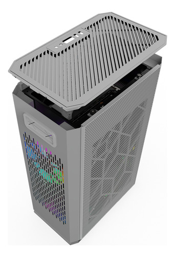 Gabinete Kronos Ophion Mini-itx, 1 Cooler, 3.0 Usb - Gris