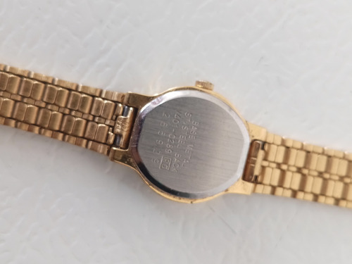Reloj Seiko Sk Quartz Japan De Dama Dorado Dorado Dorado (Usado)