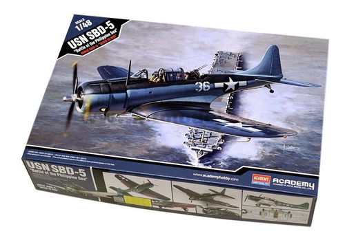 Avion Usn Sbd-5 Escal 1/48 Es Un Armable