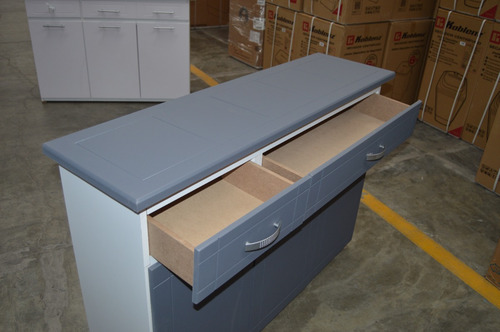 Mueble Para Cocina Base Para Cocina Brasil Gris Microondas G