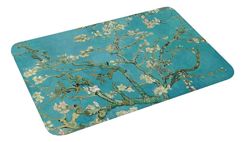 Xtrnly Van Gogh Almond Blossoms Alfombras De Baño Mats Oil P