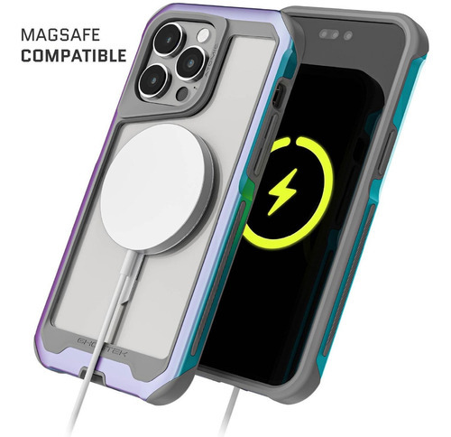 Funda Ghostek Atomic Aluminio Prismatic Para iPhone Mlf Color Trans Prismatic iPhone 14 Pro