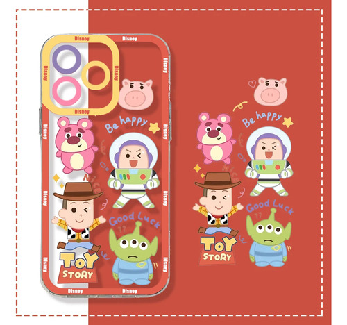 Funda De Teléfono Toys Storys Aliens Para iPhone 15, 14, 13,