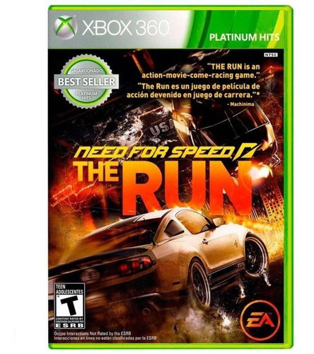 Need For Speed The Run Midia Fisica Novo Original Xbox 360