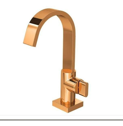Imagem 1 de 1 de Torneira De Mesa Bica Alta Para Lavatório Polo Red Gold Deca
