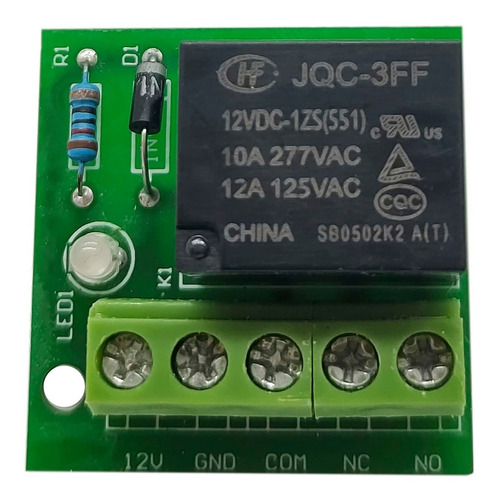 Modulo De Rele 10 A16vdc Hasta 10amperes Rm1