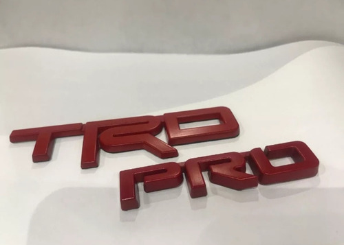 Emblema Trd-pro Para Camionetas Toyota 4runner Otras Metal 