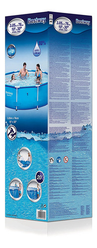 Pileta Estructural Redonda Bestway 4678 Litros 3.05m 56677