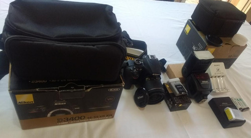 Kit Máquina Fotográfica Nikon Modelo 3.400