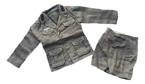 Figura A Escala 1/6, Conjunto De Uniforme De, Traje Alemán