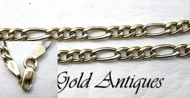 Pulsera De Oro 18 Kt Bicolor Unisex