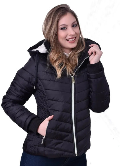 Campera Inflable Negra Mujer | MercadoLibre 📦
