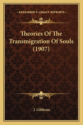 Libro Theories Of The Transmigration Of Souls (1907) - Gi...