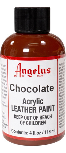 Pintura Acrílica Angelus 4 Oz ( 1 Pieza ) Color Chocolate