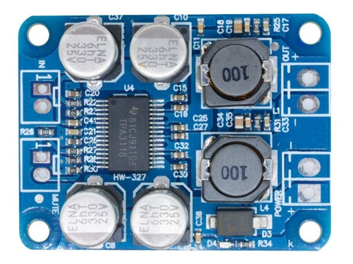 Módulo Amplificador De Audio Clase D 60 Vatios Tpa3118, Mono