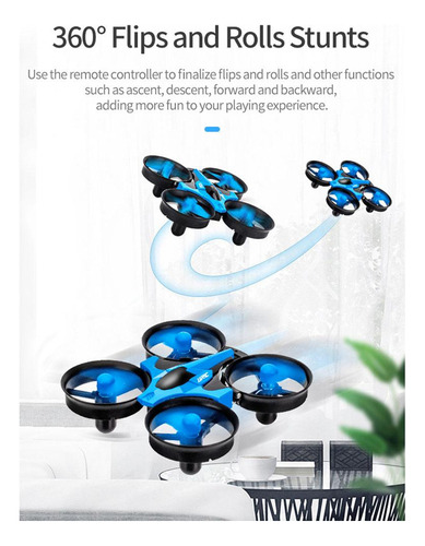 Rc Drone Barco Coche 2.4g 4ch 6- 360 Vehículo De Juguete Con