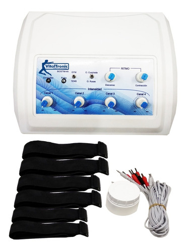 Imagen 5 de 7 de Electroestimulador Ondas Rusas Cuadradas Tens 8 Electrodos
