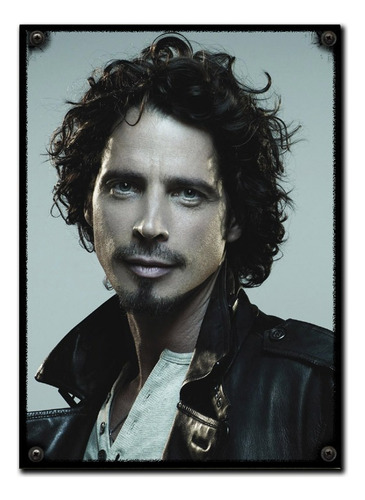 #390 - Cuadro Vintage 30 X 40 - Rock Chris Cornell Música