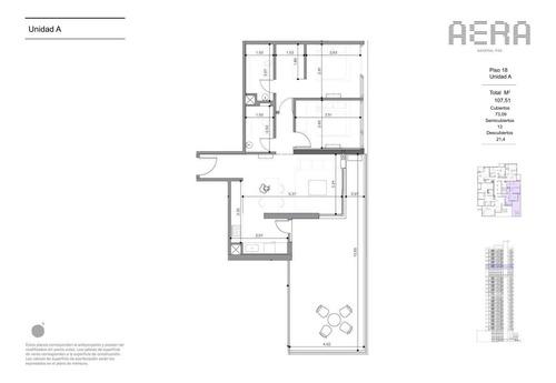 Departamento De 3 Ambientes En Aera General Paz