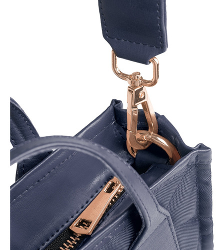 Bolsa Crossbody Dama Bolsas Mujer Impermeable Poppy Yayas Color Marino
