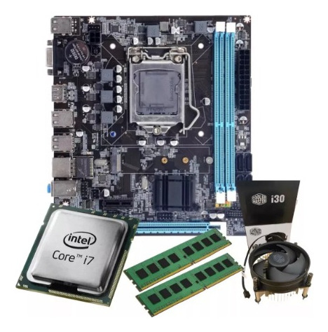 Kit I7 3770 + Afox Ih61-ma9 + 16gb Ddr3 - Cooler Hyper H412r Azul