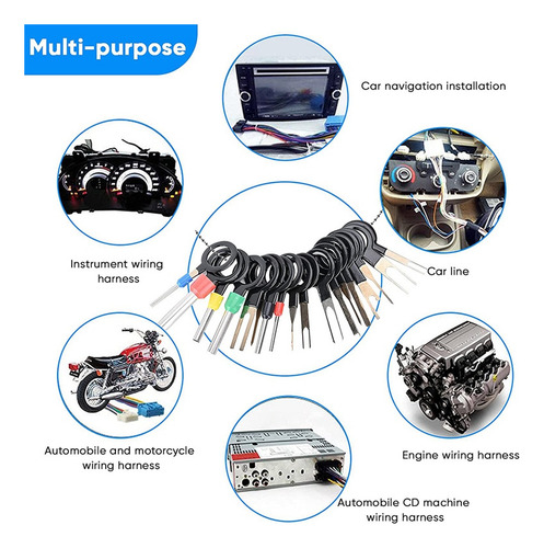 Kit De Herramientas Para Quitar Extractores De Terminales, H