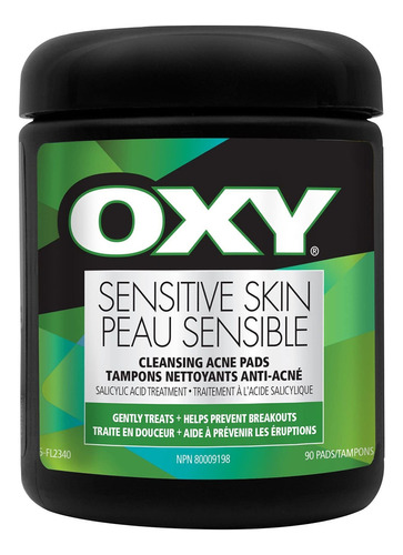 Oxy Medicated Acné Pads Sensible 90 de 0.37-inches