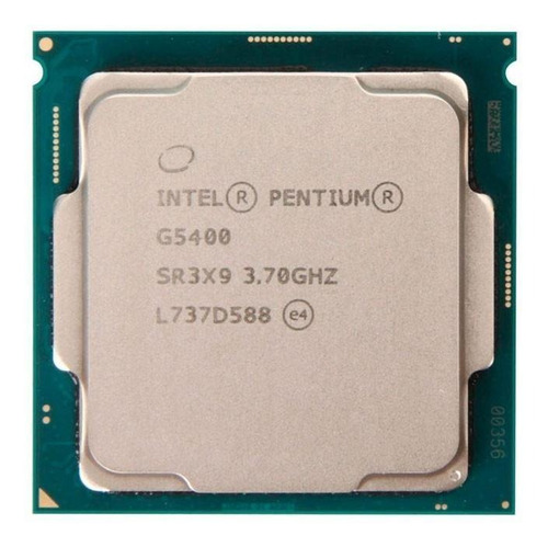 Procesador gamer Intel Pentium Gold G5400 BX80684G5400  de 2 núcleos y  3.7GHz de frecuencia con gráfica integrada