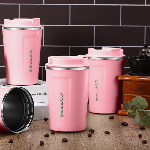 Termo Para Cafe Vaso Térmico Portátil 380ml Acero Inoxidable