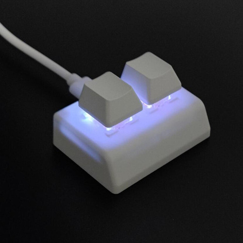 Teclado Usb Para Juegos 2 Teclas Para Control De Volumen
