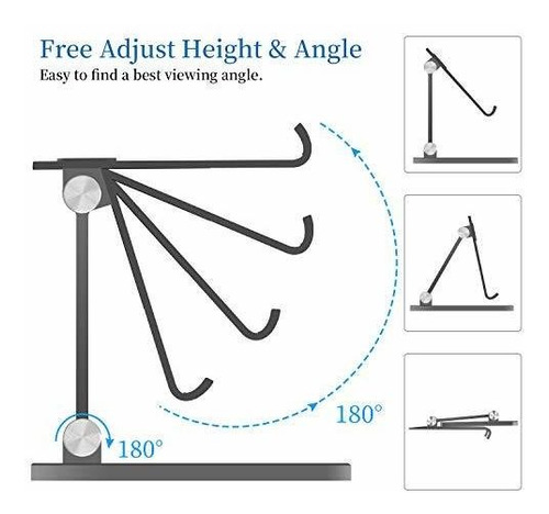 Soporte Tableta Aluminio Plegable Para iPad 4 14 Tablet