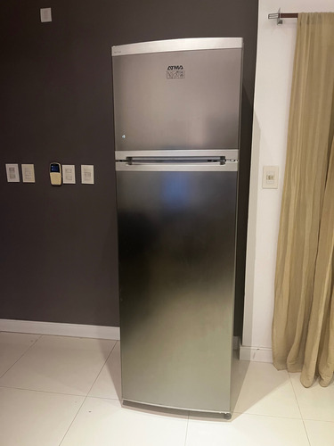 Heladera Atma Hnf420x Acero Inoxidable No Frost Gris Oscuro (Usado)