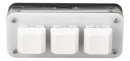 Mini Teclado Usb De 3 Teclas, Macro Programável Para Jogos M
