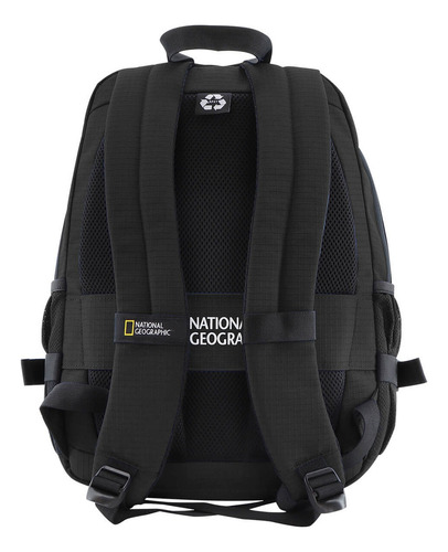 Mochila Nat Geo, Explorer Iii 17 L Con Sistema De Bloqueo Para Tc/td Rfid Color Negro Diseño De La Tela Cuadrícula