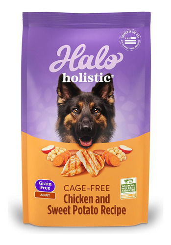 Halo Holistic Adult Dog Grain Free Cage-free Chicken & Sweet