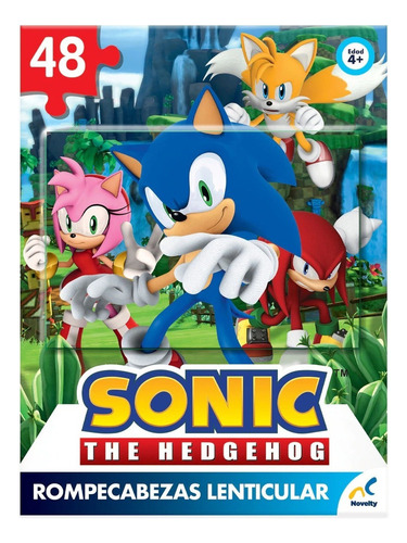 Rompecabezas 3d Novelty Corp Jca-3485 Sonic 48 Pzas