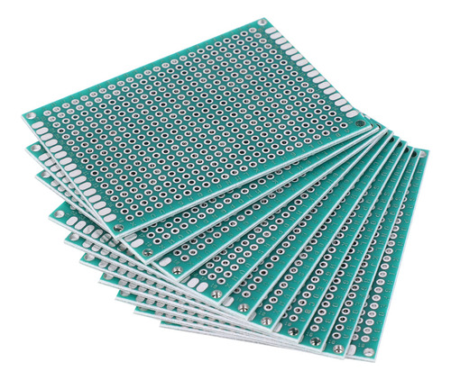 Placa Pcb, 10 Piezas, Prototipo De Doble Cara, 5 X 7 Cm, Est