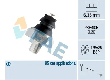 Sensor Pera Presion De Aceite Mazda Unv Terminal Ojo Fae