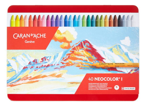 Caran Dache Neocolor Pastels 40 Colores