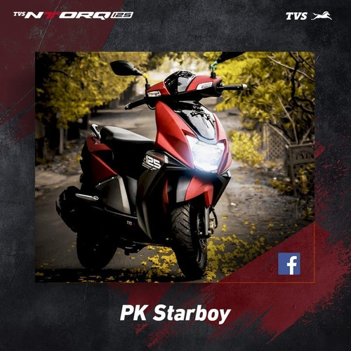 Imagen 9 de 25 de Moto Scooter Tvs Ntorq 125 Rojo Puesta En Calle Patentada !