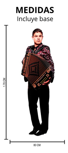 Figura Coroplast Alfredo Olivas Tamaño Real Fiesta Rígida