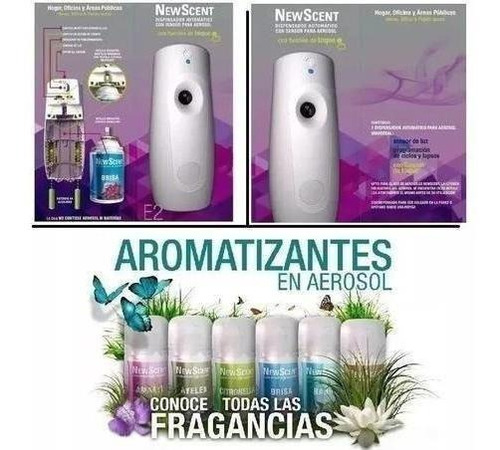 Combo Aromatizador Analogico + 2 Fragancia + Pilas Envio