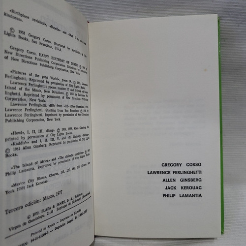 Imagen 5 de 9 de Antologia De La Beat Generation M Barnatan Inglés Castellano