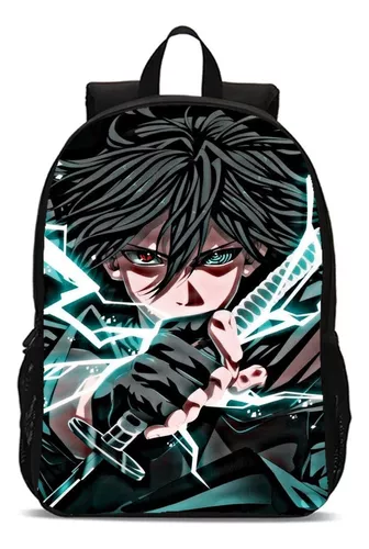 Mochila Escolar Infantil De Costas Desenho Naruto 34Cm