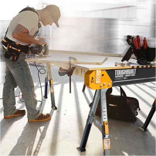 Mesas Trabajo Caballete Portatil 2pzs Carpintero Toughbuilt